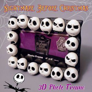 Jack Skellington 4X6 3D photo frame